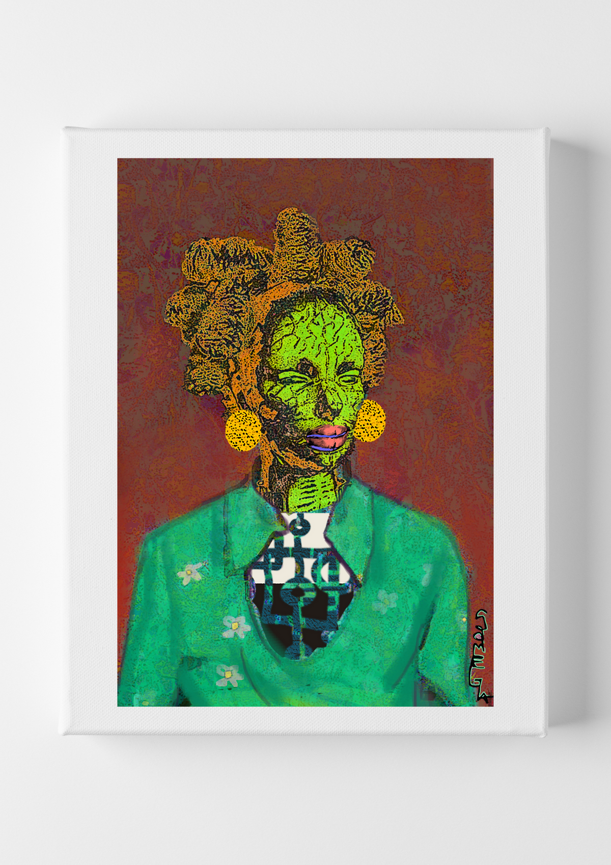 Self Portrait of a Woman In Process - Limited Edition Art Print