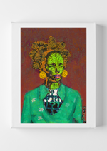 Self Portrait of a Woman In Process - Limited Edition Art Print