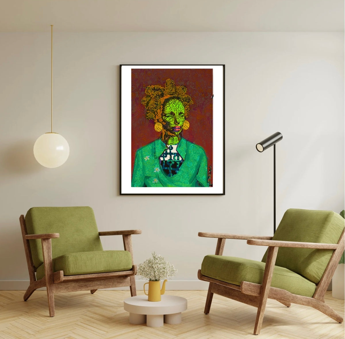 Self Portrait of a Woman In Process - Limited Edition Art Print